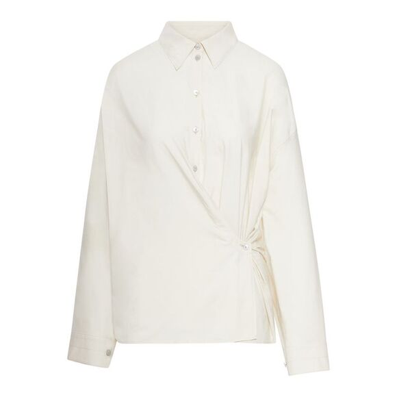 Lemaire Women Twisted Cotton Shirt